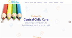 Desktop Screenshot of centralchildcare.org